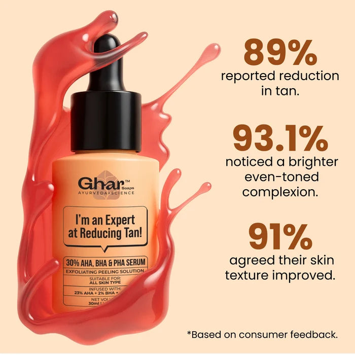 23% AHA 2% BHA & 5% PHA Magic Peeling Solution to reduce tan