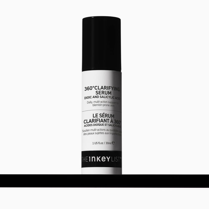 360¬∞ Skin Clearing Serum on shelf