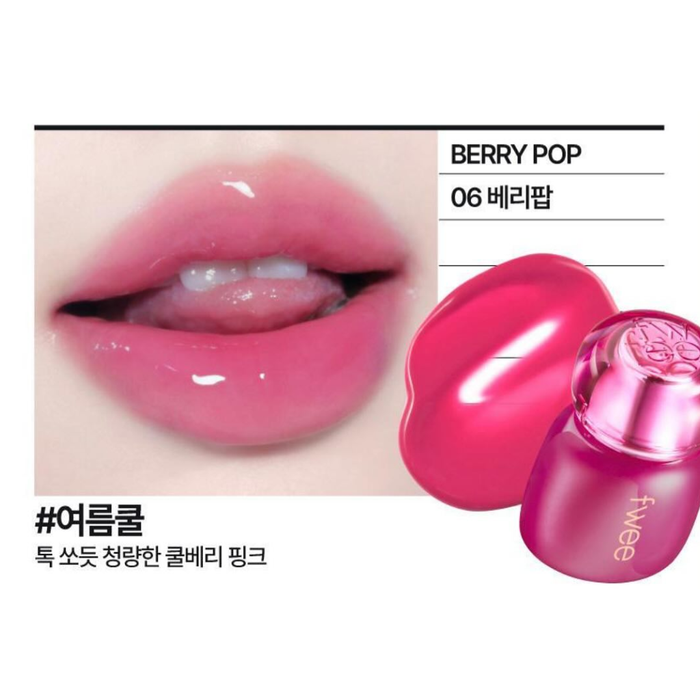 Fwee 3D Voluming Tint #06 BERRY POP Nudie Glow Australia
