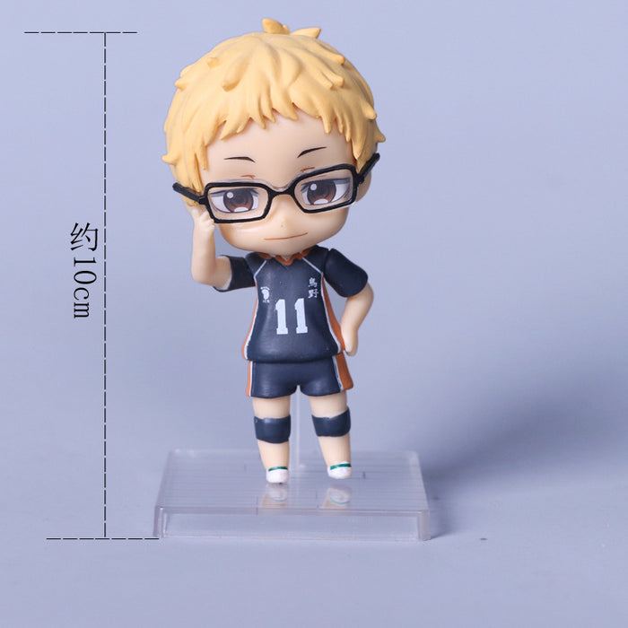 6pcs/Set 10cm Haikyu!! Figures
