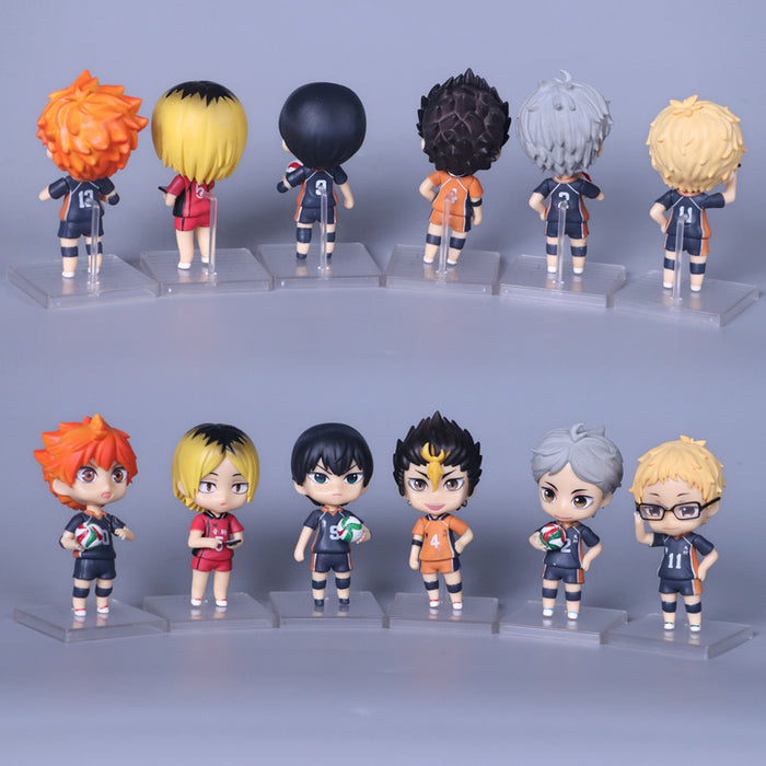 6pcs/Set 10cm Haikyu!! Figures