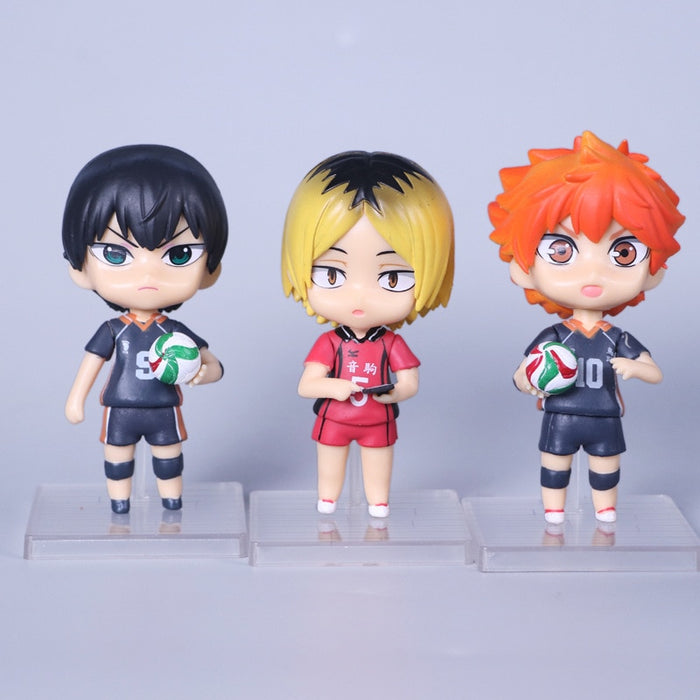 6pcs/Set 10cm Haikyu!! Figures