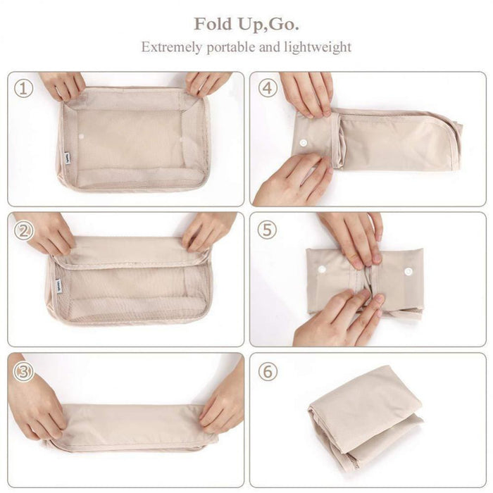 8-piece Set Luggage Divider Bag Travel Storage Clothes Underwear Shoes Organiser Packing Cube Bag 🇨🇳