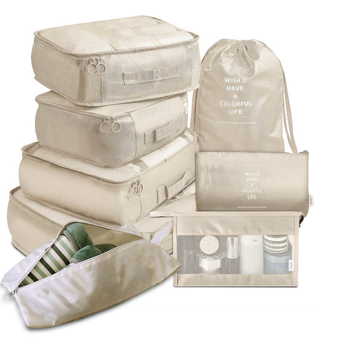 8-piece Set Luggage Divider Bag Travel Storage Clothes Underwear Shoes Organiser Packing Cube Bag 🇨🇳