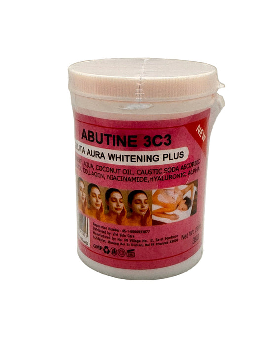 Thai triple-action brightening body lotion with Arbutin, Glutathione and Vitamin C for an aura-like radiant glow
