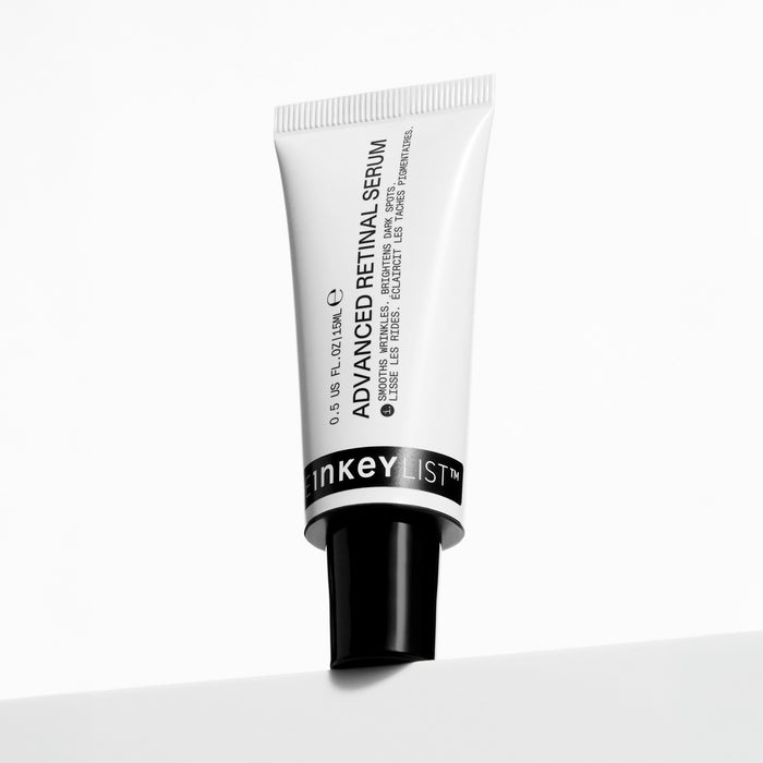 Inkey List Advanced Retinal Serum tube on a white background