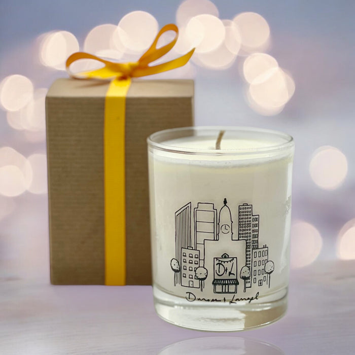 Afterglow Candle - Philadelphia Skyline Glass