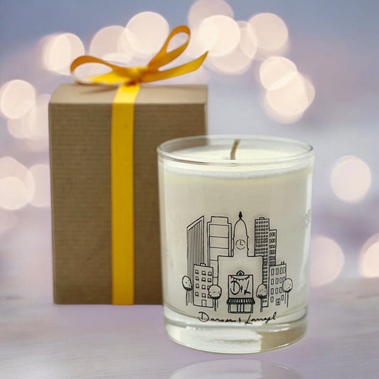 Afterglow Candle - Philadelphia Skyline Glass