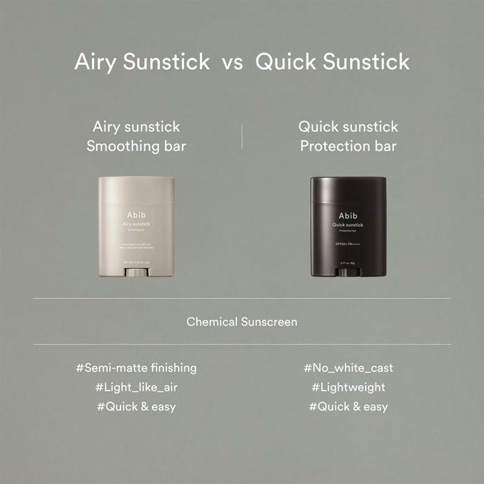Abib Airy Sunstick Smoothing Bar Nudie Glow Australia