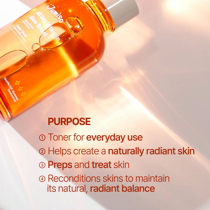 Jumiso All Day Vitamin Glow Boost Facial Toner Nudie Glow Australia