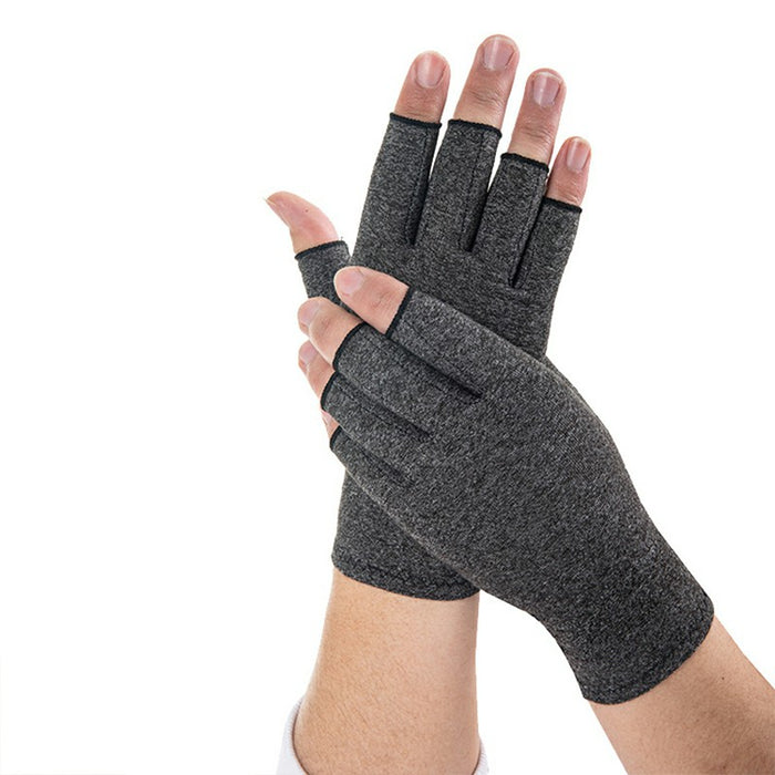 Anti Arthritis Gloves Hand Support Pain Relief Copper Finger Compression 🇬🇧