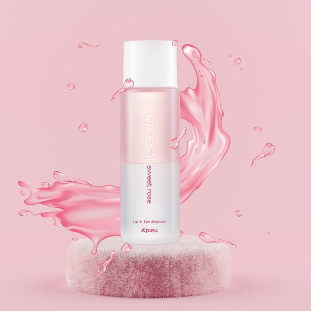A'pieu Mineral Sweet Rose Lip & Eye Remover 250ml