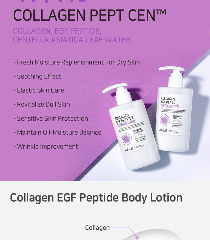 APLB Collagen EGF Peptide Body Lotion 10.14fl. oz. / 300ml
