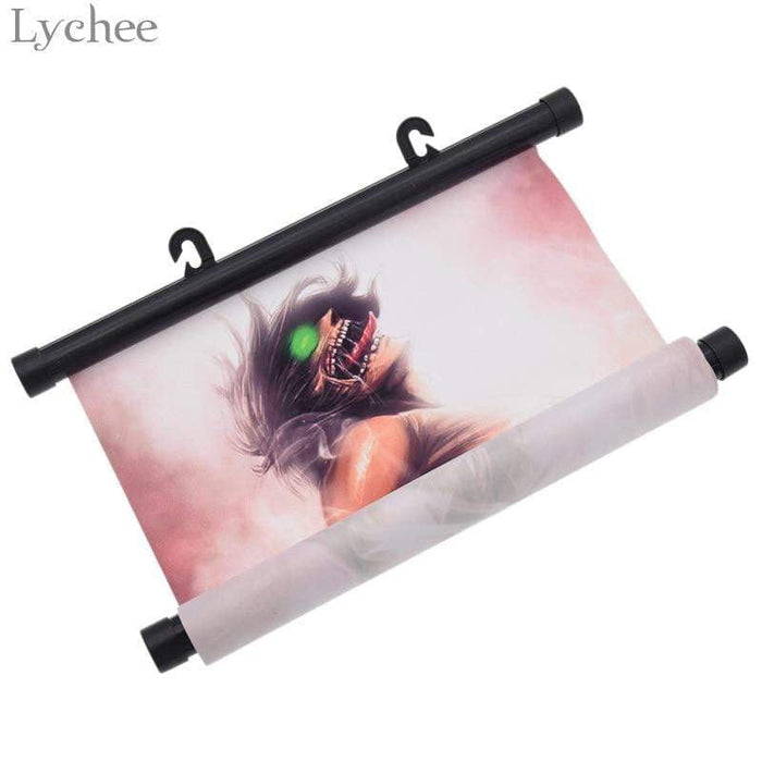 Japanese Anime Attack on Titan Poster Canvas Scroll Painting Wall Poster - TheAnimeSupply