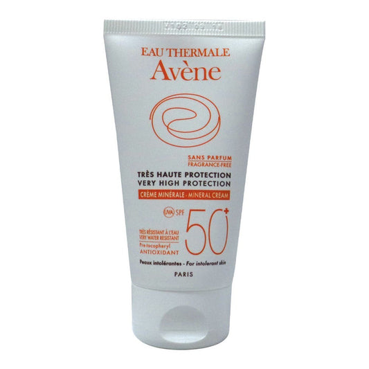 Avene Sun Care Spf 50+ Mineral Cream For Face 50Ml