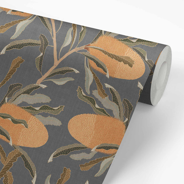 This Banksia Wallpaper will always be in fashion! Make a statement in your laundry room with this denim blue hue, adding a refreshing splash of color and style to your home. It's chic, it's stylish, it's a must-have!