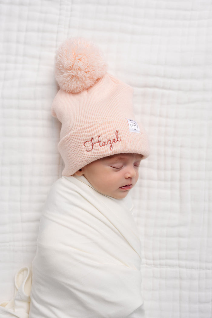 Beanie - Salmon Pink
