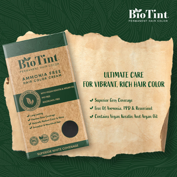 BioTint Permanent Hair Color - 5.0 Light Brown BioTint