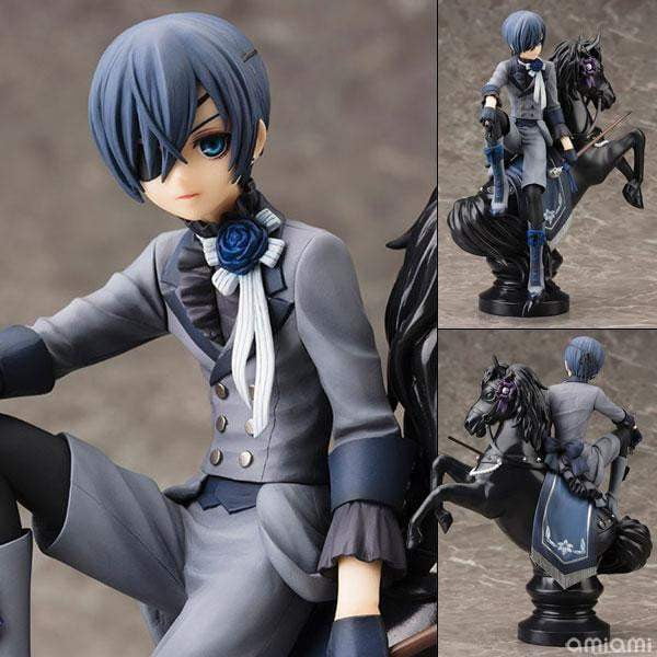 Black Butler Book of Circus Kuroshitsuji Ciel PVC Action Figure Collectible Model 18cm - TheAnimeSupply