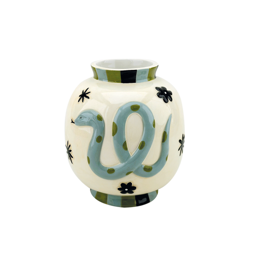 Blue Snake Vase - Precious Sparkle