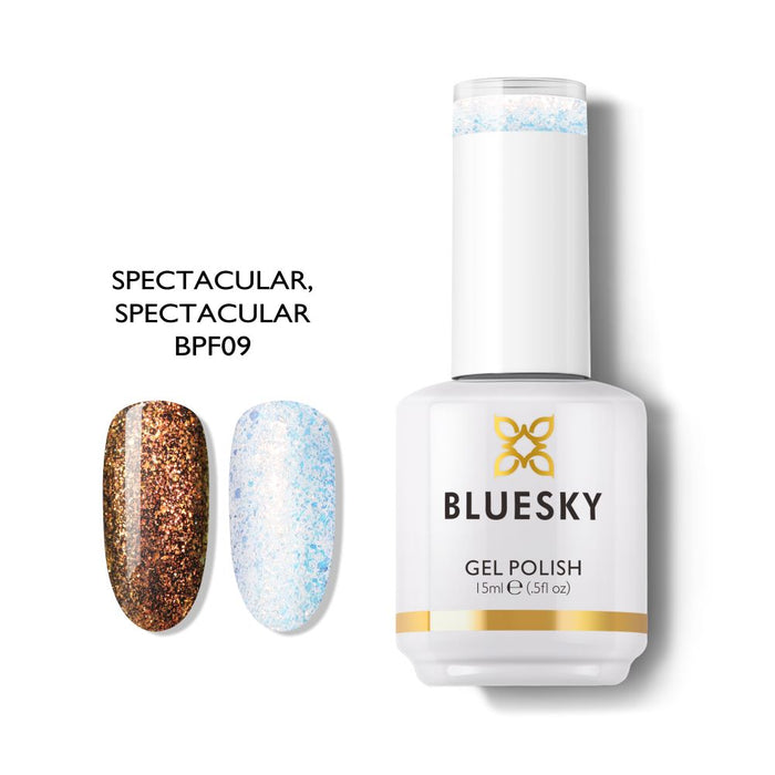 Bluesky Gel Polish Peacock Fashion Collection 15ml BPF09 SPECTACULAR, SPECTACULAR