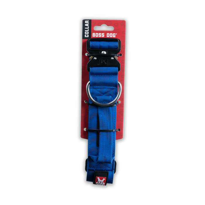 Boss Dog Tactical Collar - Blue