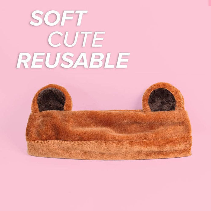 Brown Bear Headband - Korean-Skincare