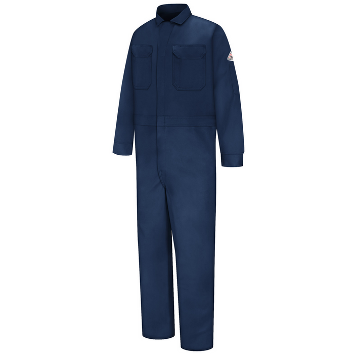 CAT 2 MIDWEIGHT EXCEL FR DELUXE COVERALL - NV-Navy | Bulwark CED4