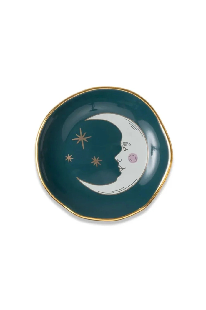 Designworks-Ink-Celestial-Ceramic-Trinket-Dish-Teal-Moon