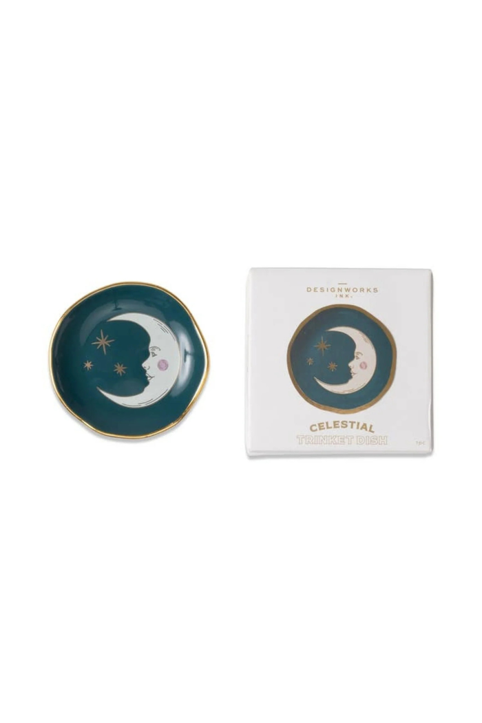 Designworks-Ink-Celestial-Ceramic-Trinket-Dish-Teal-Moon