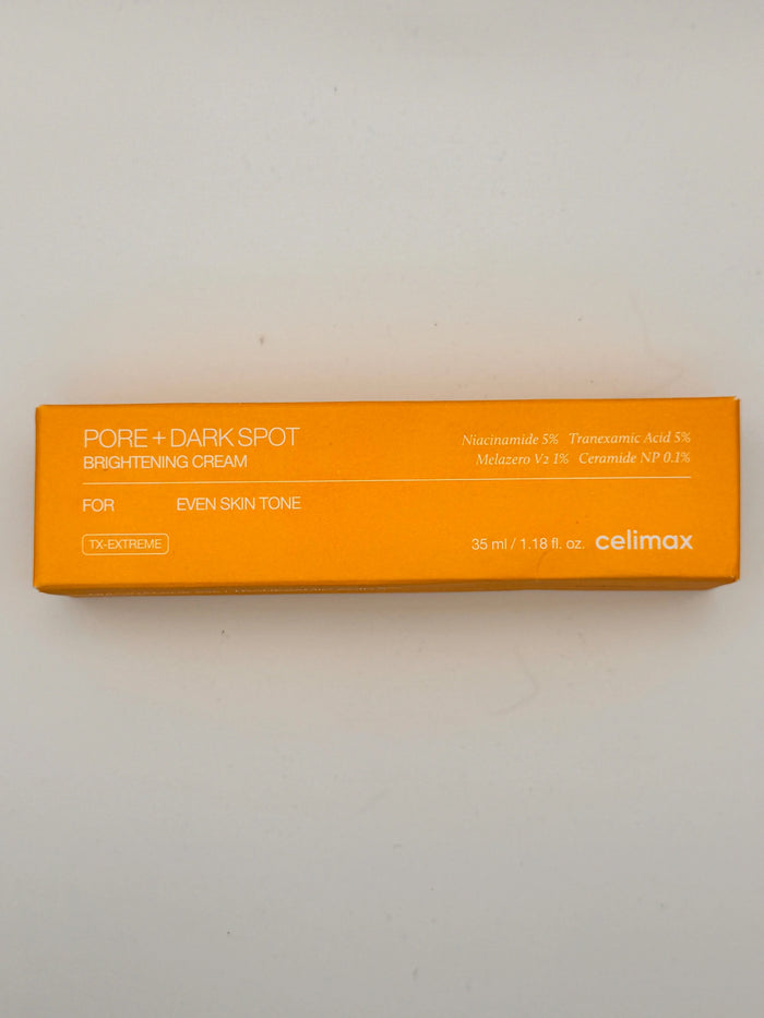 Celimax Pore + Dark Spot Brightening Cream – Front of Box