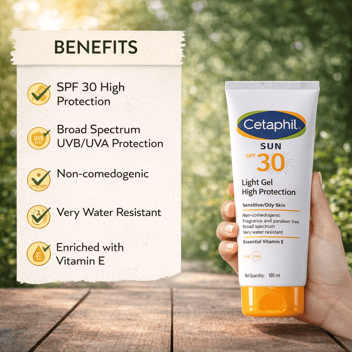 Cetaphil Sun Light Gel High Protection SPF 30 - Cosmosentials