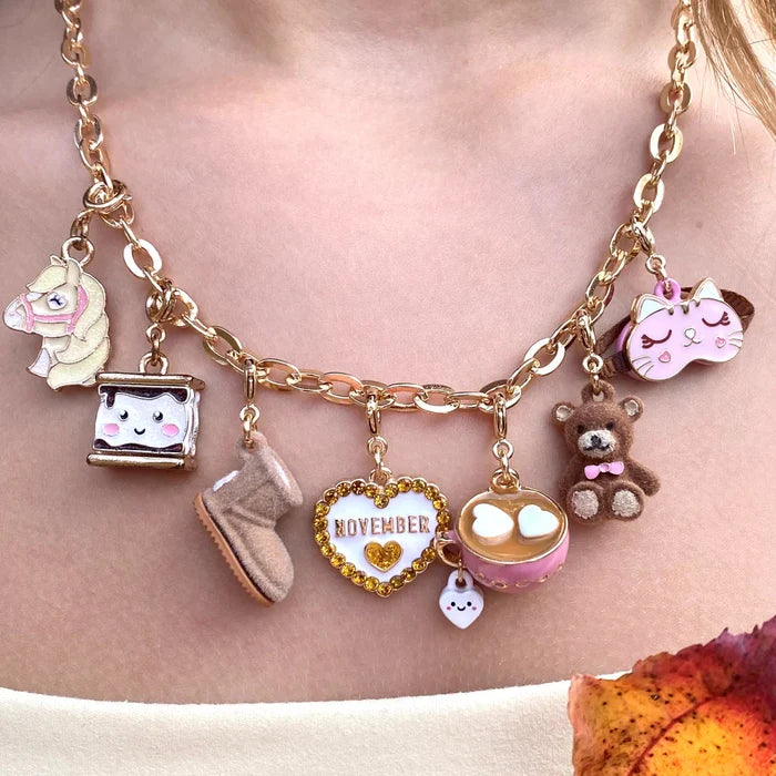 Charm It!: Gold Glitter S'mores Charm