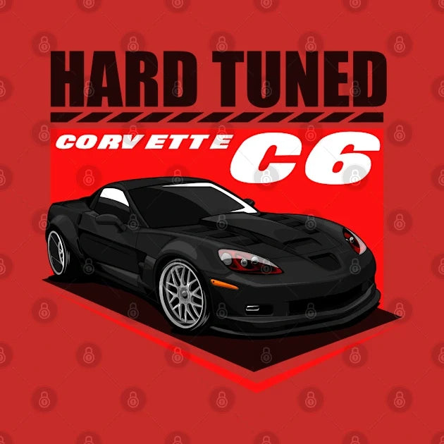 Chevrolet Corvette C6-Black Hoodie