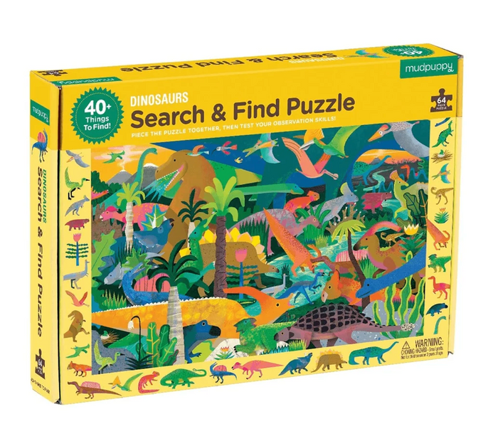 Chronicle: Puzzle 64 Search & Find Dinosaurs