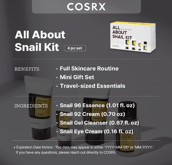 COSRX All About Snail Kit
