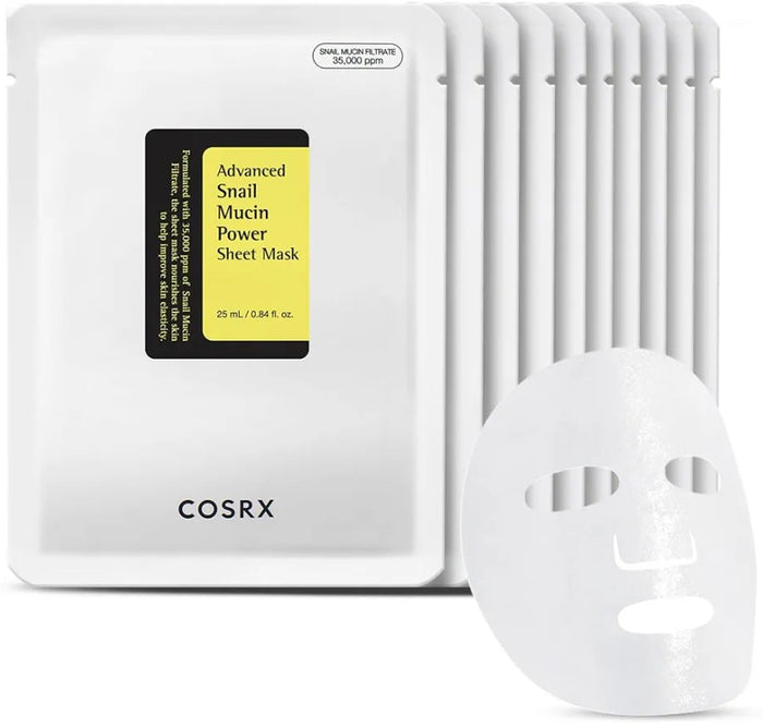 COSRX SNAIL mucin Power Sheet Mask 10pk