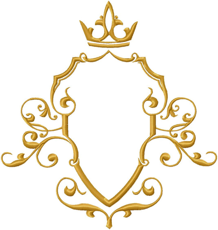 CREST WITH CROWN FRAME