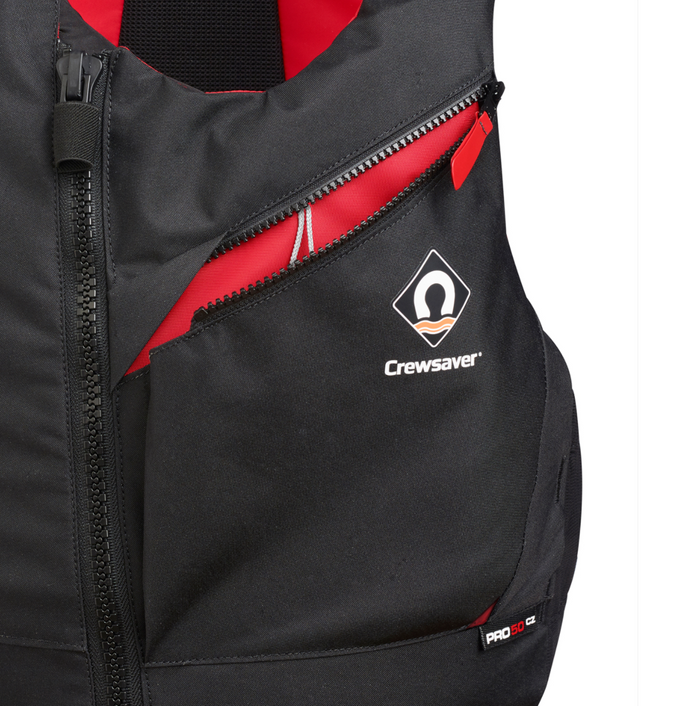 Crewsaver Pro 50N Cz Buoyancy Aid - Blk/Red