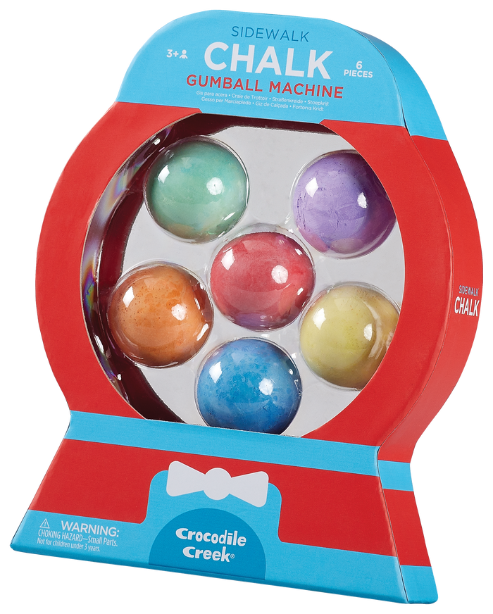 Crocodile Creek: Sidewalk Chalks - Gumball Machine