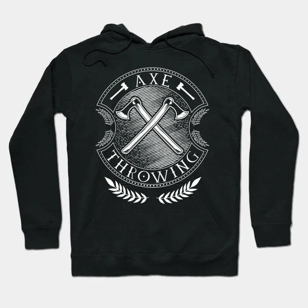 Crossed Axes - Axe Throwing Hoodie
