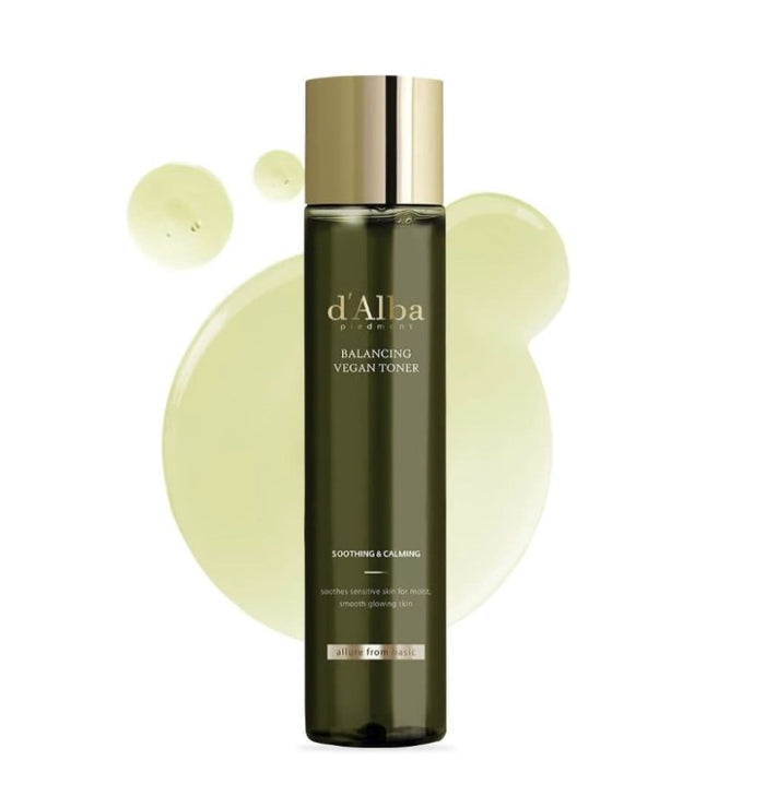 d’Alba Italian White Truffle Mild Skin Balancing Vegan Toner 5.07 fl. oz, 150ml