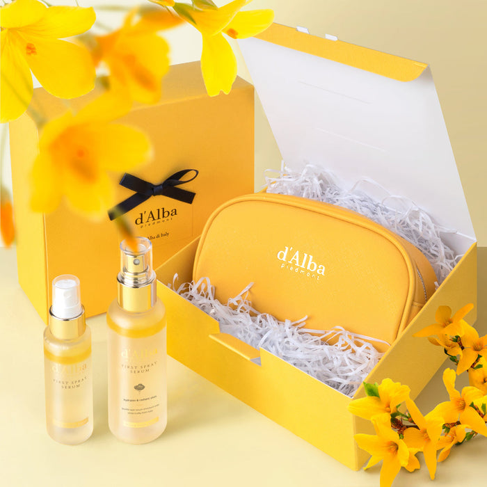 d’Alba The Premium Vegan Gift Set First Spray & Aromatic Spray Serum