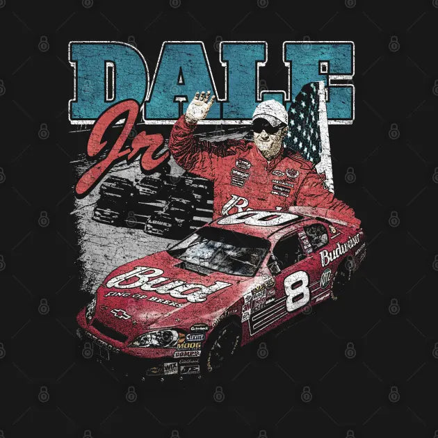 Dale Jr 8 Retro Racing Hoodie