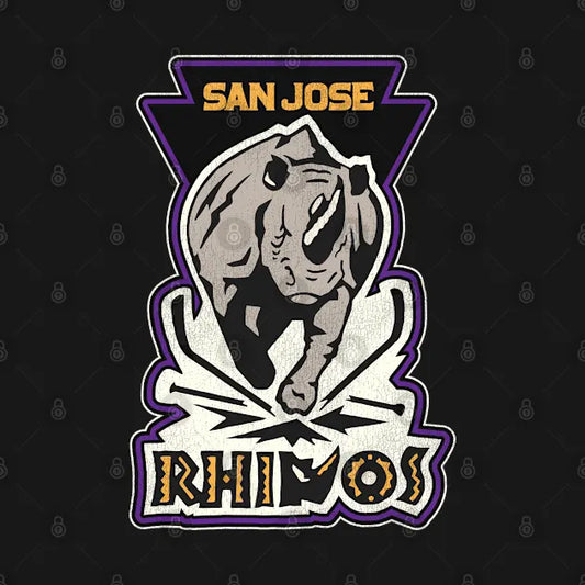 Defunct San Jose Rhinos Roller Hockey Hoodie