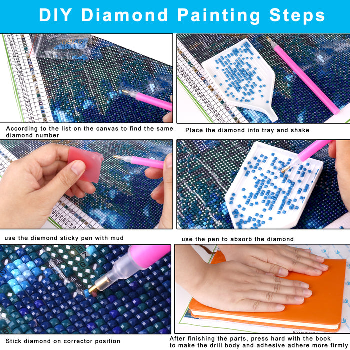 Diamond Painting Photo Custom Private Personal Custom Wedding Parents Gift - Starry Sky 🇬🇧