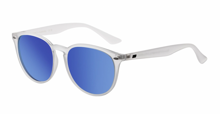 Dirty Dog Racoon Grey/Blue Mirror Polarised  - Satin Crystal-53785