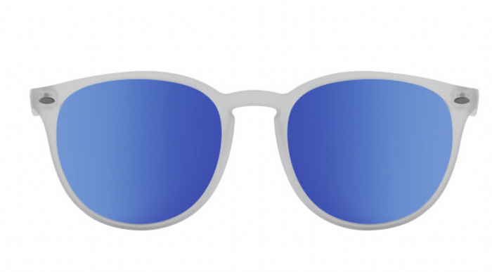 Dirty Dog Racoon Grey/Blue Mirror Polarised  - Satin Crystal-53785