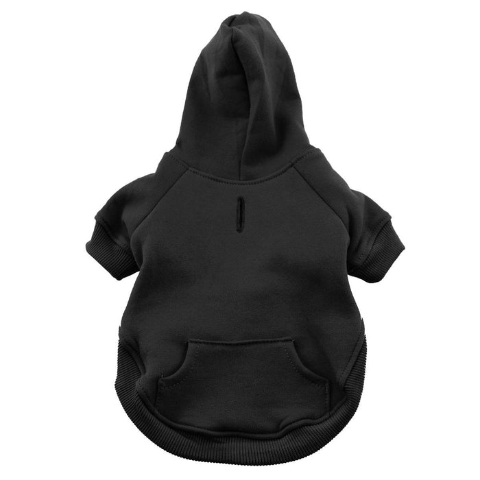 DOGGIE DESIGN Flex-Fit Dog Hoodie - Black