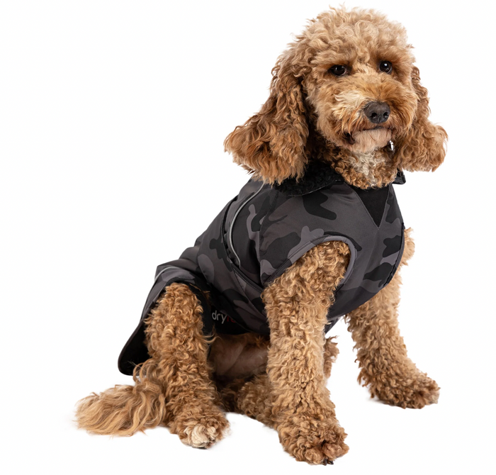 Dryrobe Dog Black/Camo